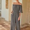 Next Damen OFF SHOULDER - Jumpsuit - Monochrome