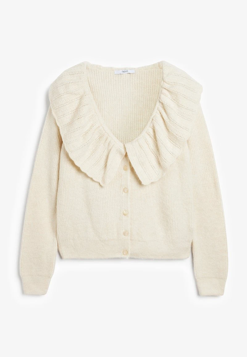 Next Damen Strickjacke - Off-white 5 Next Damen Strickjacke - Off-white – Bild 5