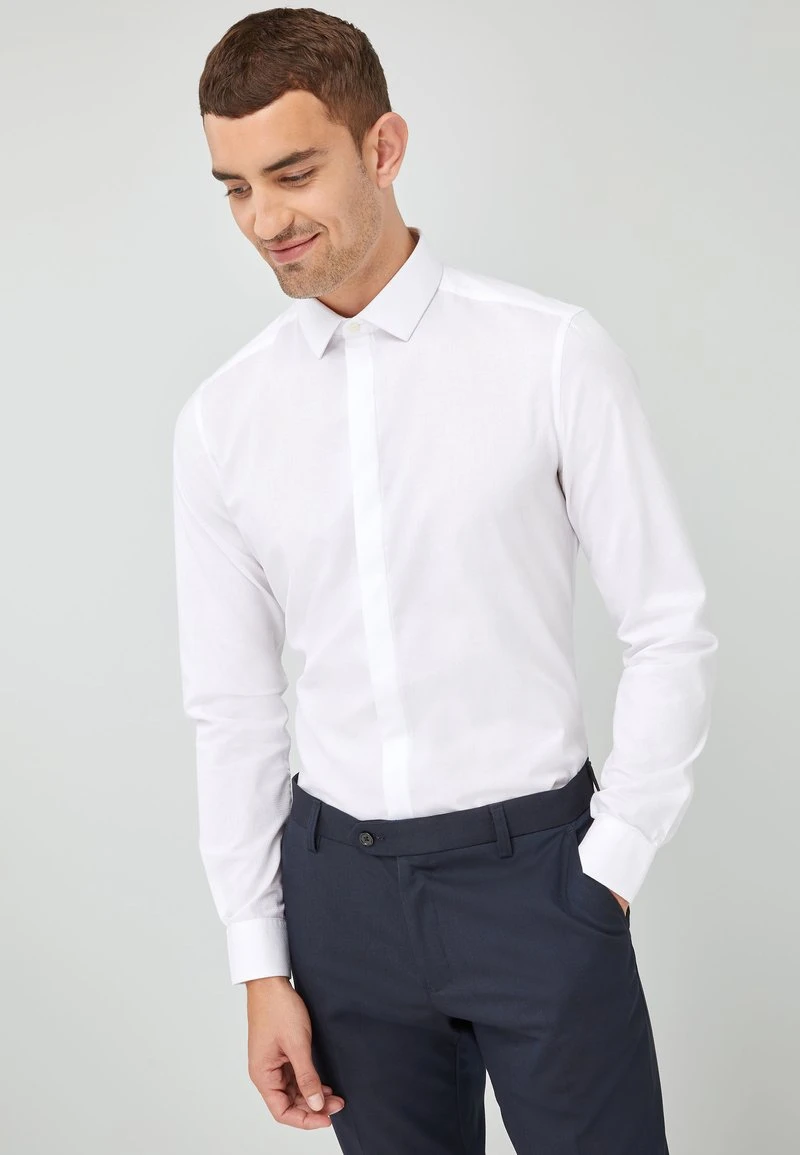 Next Herren SLIM FIT - Businesshemd - White 1 Next Herren SLIM FIT - Businesshemd - White