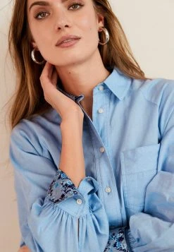 Next Damen STRIPE OVERSIZE - Hemdbluse - Blue -Next Verkäufe 2022 235f3ddb4f494e839404653928e1d454