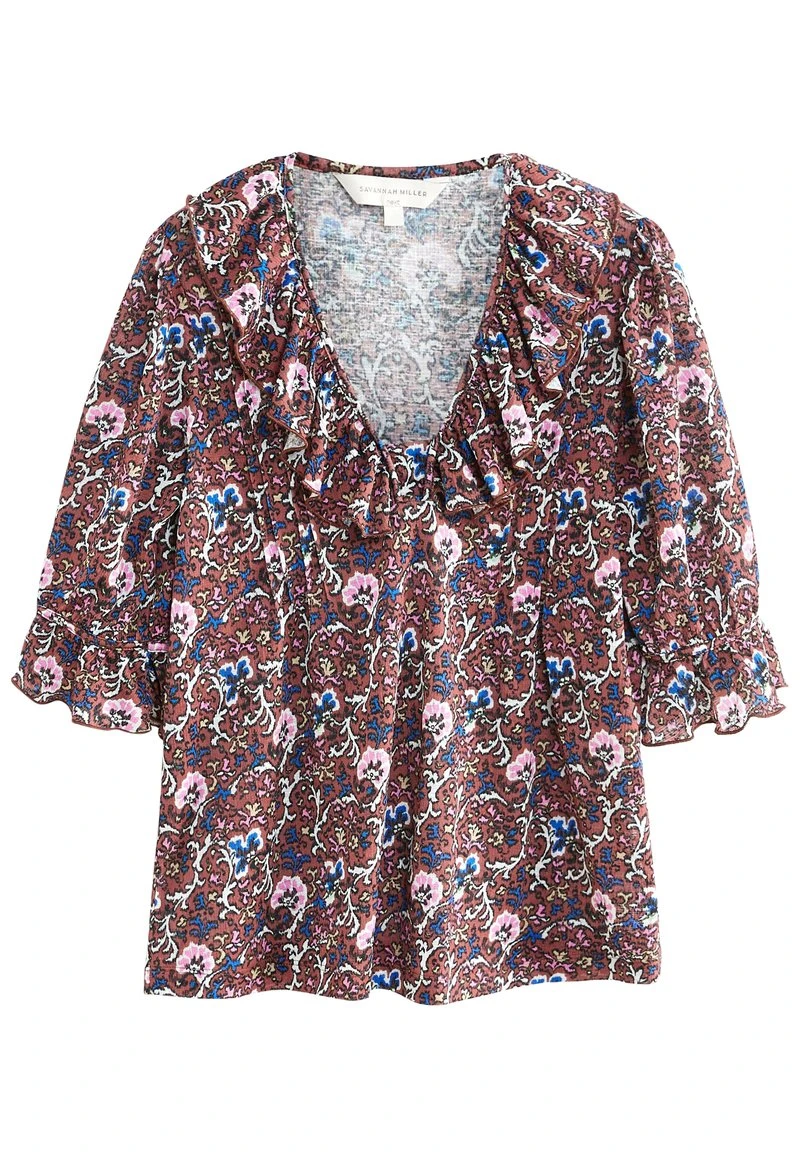 Next Damen SAVANNAH MILLER LONG SLEEVE - Bluse - Berry Red Floral 5 Next Damen SAVANNAH MILLER LONG SLEEVE - Bluse - Berry Red Floral – Bild 5