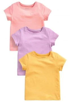 Next 3 PACK REGULAR FIT - T-Shirt Basic - Pink Purple | Kinder