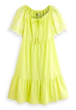 Next Damen SHORT SLEEVE BRODERIE MINI KAFTAN - Freizeitkleid - Yellow -Next Verkäufe 2022 24d2ff7458764e8c939c3fd4671a7e96