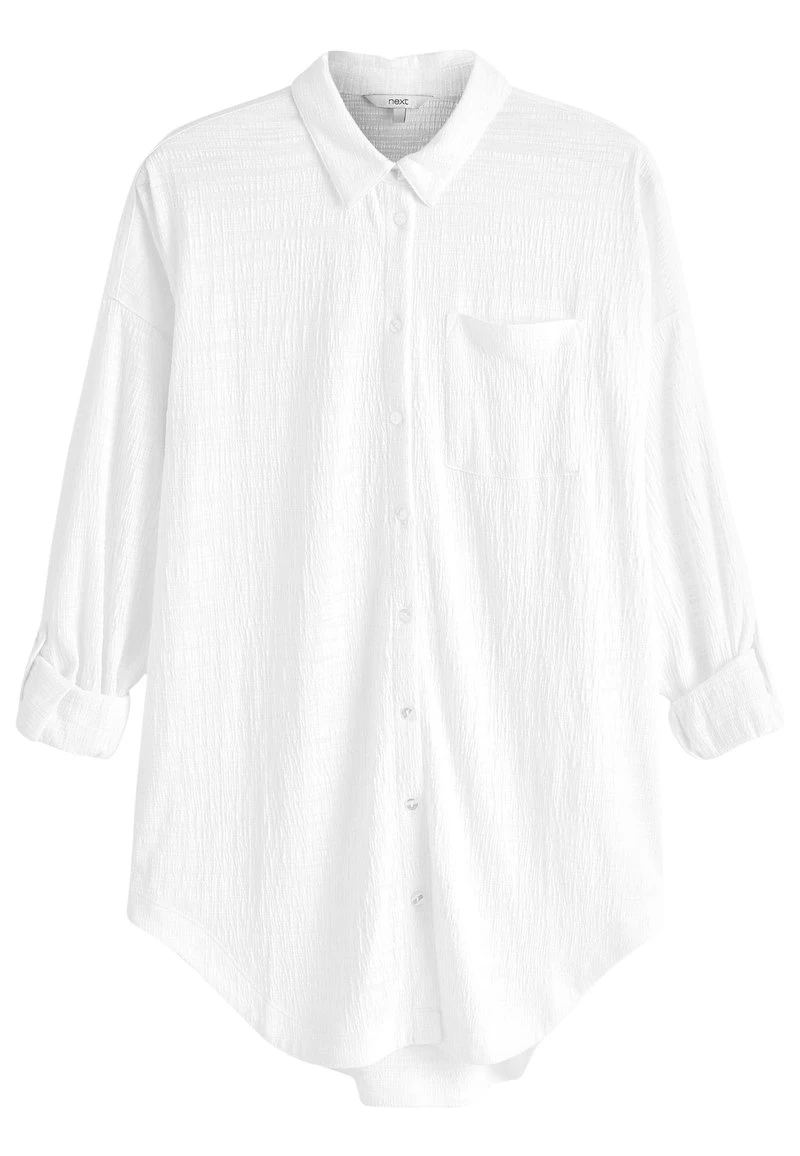 Next Damen LONG SLEEVE - Hemdbluse - White 1 Next Damen LONG SLEEVE - Hemdbluse - White