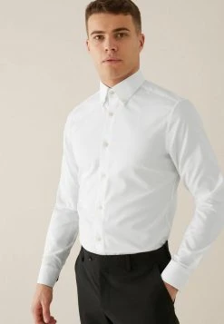 Next Herren SIGNATURE TRIMMED - Hemd - White