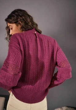 Next Damen Strickpullover - Purple -Next Verkäufe 2022 2592a68e06c44b3aa7ae8ada748f50fc