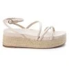 Next Damen Plateausandalette - White