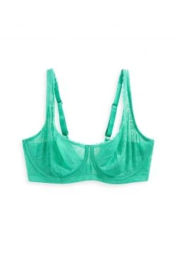 Next Damen HIGH APEX LEAF LACE - Balconette BH - Green -Next Verkäufe 2022 260d463378114a4fa7fabba2dbdfff34