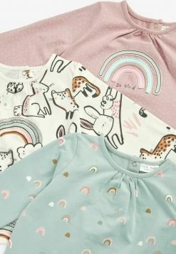 Next Kinder 3 PACK LONG SLEEVED - Langarmshirt - Multi Coloured -Next Verkäufe 2022 2631125af102432892b9c473f1ba70fd