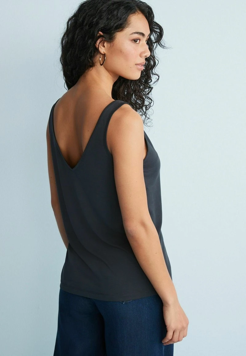 Next PREMIUM V NECK SLEEVELESS - Top - Black | Damen 2 Next PREMIUM V NECK SLEEVELESS - Top - Black | Damen – Bild 2