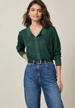 Next Damen Strickjacke - Green
