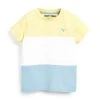 Next Kinder COLOURBLOCK SHORT SLEEVE - T-Shirt Print - Yellow Blue