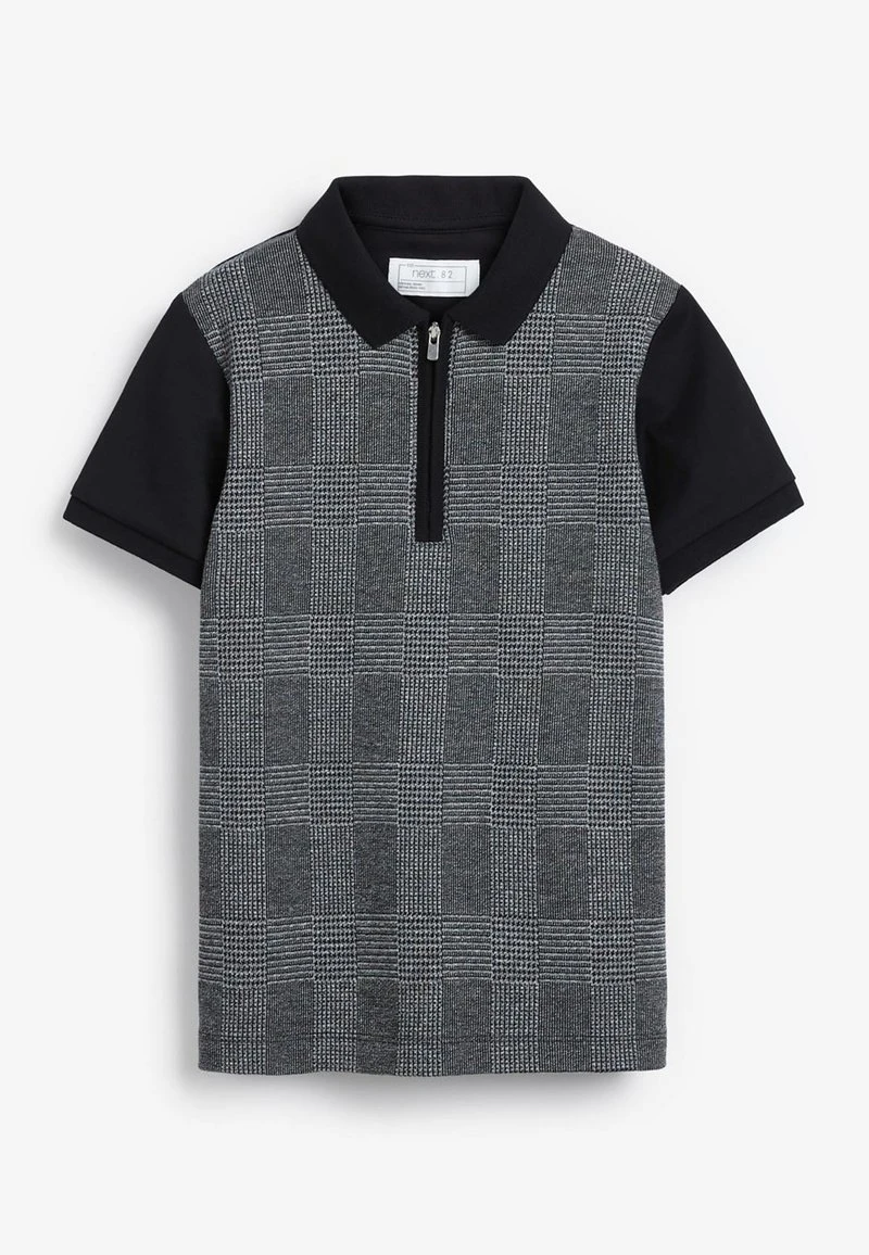 Next ZIP NECK SHORT SLEEVE - Poloshirt - Grey | Kinder 1 Next ZIP NECK SHORT SLEEVE - Poloshirt - Grey | Kinder