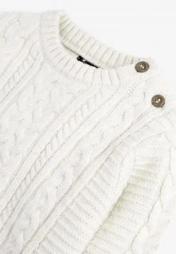 Next Kinder CABLE CREW - Strickpullover - Off-white -Next Verkäufe 2022 280da4bdbf544a3f93cded5bc1b7fe0a