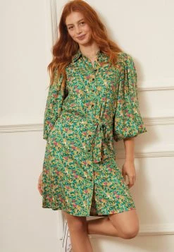 Next Damen Blusenkleid - Yellow