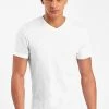 Next Herren V-NECK T-SHIRT-SLIM FIT - T-Shirt Basic - White
