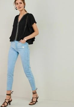 Next FLUTTER - Bluse - Black | Damen -Next Verkäufe 2022 282c49b659fc4359b5c0e48fcca8ad0a