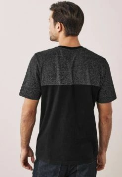 Next Herren BLOCK - T-Shirt Print - Black Charcoal Grey Marl -Next Verkäufe 2022 283f34d63b5e44e3a541ac55015f982f