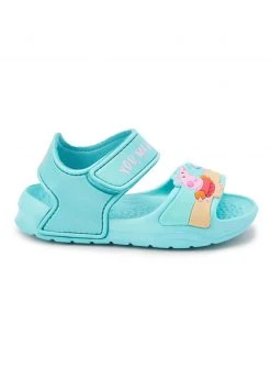 Next Kinder BEACH - Riemensandalette - Aqua Blue Peppa Pig