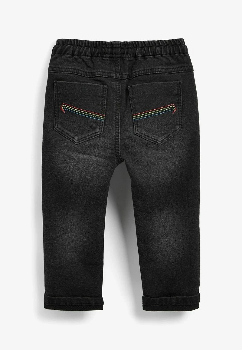 Next RAINBOW TRIM - Jeans Slim Fit - Black | Kinder 2 Next RAINBOW TRIM - Jeans Slim Fit - Black | Kinder – Bild 2