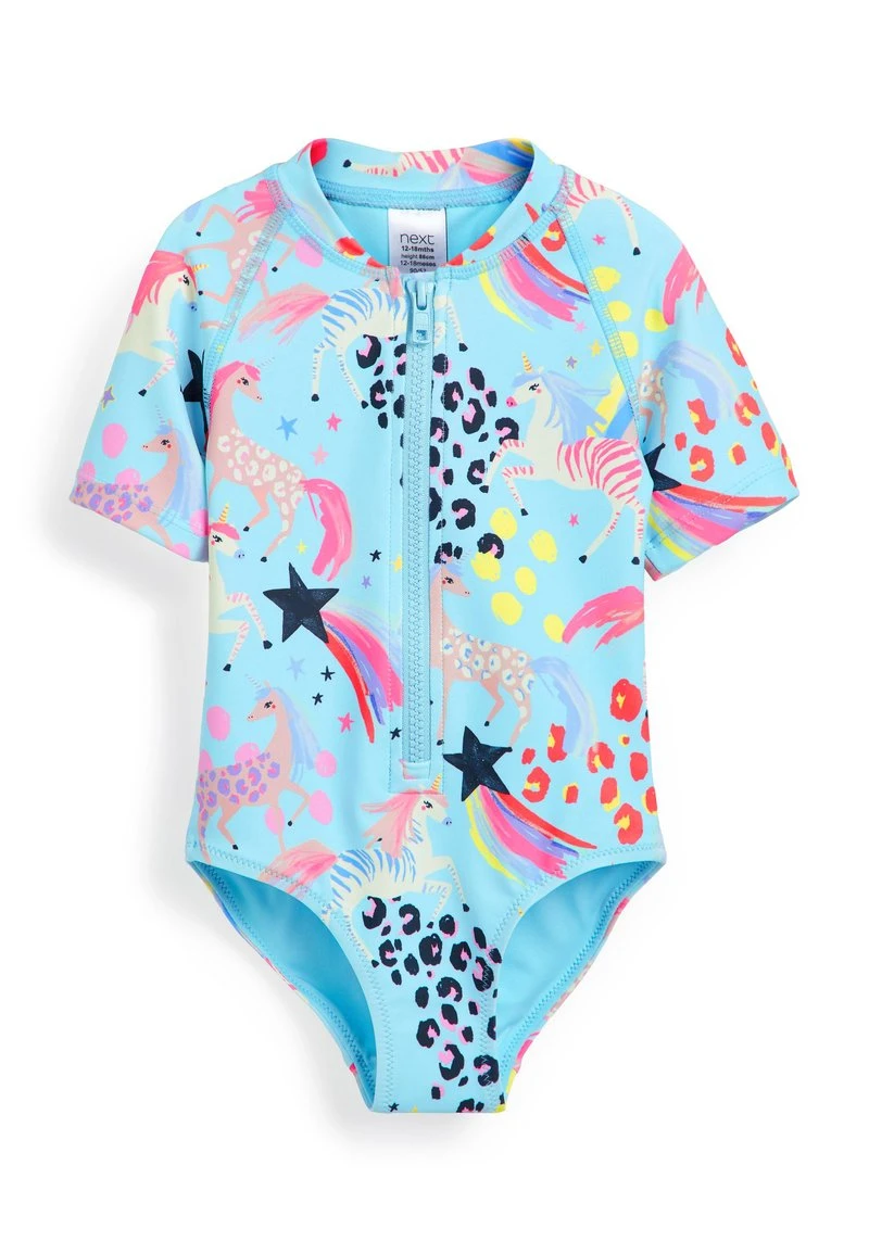 Next SHORT SLEEVED - Badeanzug - Aqua Blue | Kinder 1 Next SHORT SLEEVED - Badeanzug - Aqua Blue | Kinder