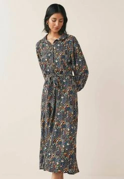 Next Damen Blusenkleid - Blue Multi Floral