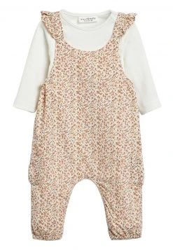 Next Kinder PINK DITSY DUNGAREES (0MTHS-2YRS) - Latzhose - Pink