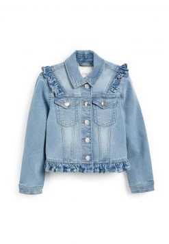 Next Kinder FRILL - Jeansjacke - Blue