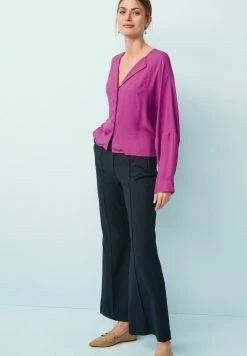 Next Damen LONG SLEEVE V-NECK - Bluse - Pink