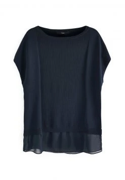Next Damen LONGLINE LAYER - Strickpullover - Navy Blue -Next Verkäufe 2022 2b7a0db7943941cd893464bdea413e19