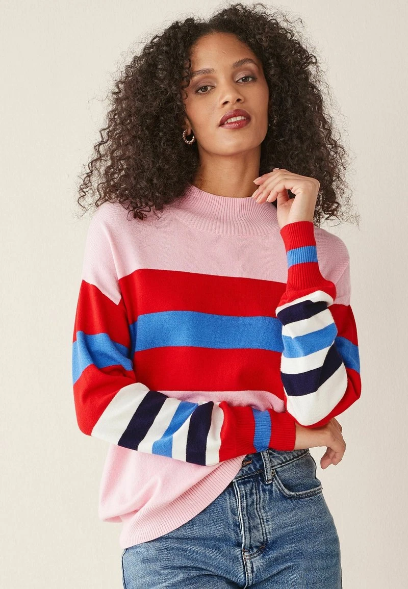 Next COLOURBLOCK - Strickpullover - Pink | Damen 1 Next COLOURBLOCK - Strickpullover - Pink | Damen