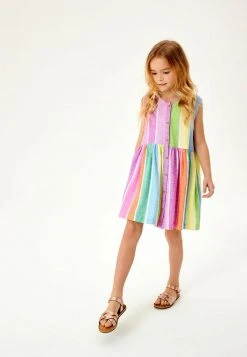 Next Kinder BUTTONED (3-16YRS) - Blusenkleid - Rainbow