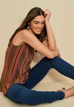 Next Damen LUREX SLEEVELESS - Top - Multi Stripe -Next Verkäufe 2022 2c4516b706f542239a026ae793864761