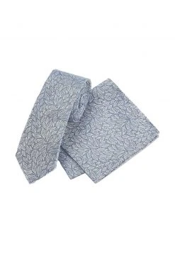 Next Herren Krawatte - Blue Leaf