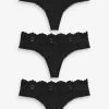 Next Damen 3 PACK - Slip - Black