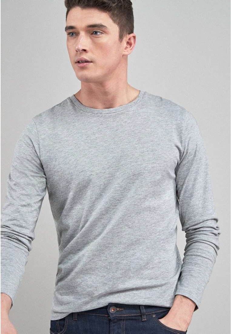 Next Herren Langarmshirt - Grey 1 Next Herren Langarmshirt - Grey