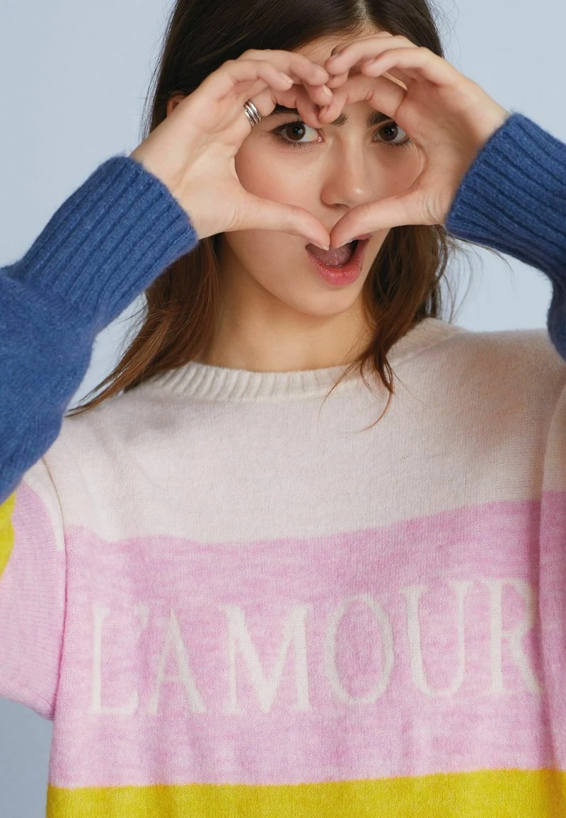 Next Damen L'AMOUR - Strickpullover - Pink 2 Next Damen L'AMOUR - Strickpullover - Pink – Bild 2