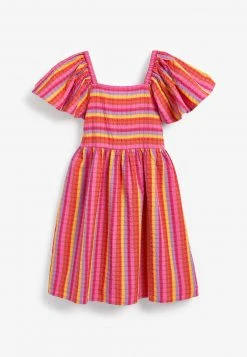 Next Kinder FRILL SLEEVE - Freizeitkleid - Multi Coloured