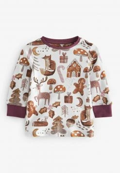 Next Kinder 3 PACK - Nachtwäsche Set - Purple/brown/white -Next Verkäufe 2022 2e1a31d1ccde4d1ba160b830d20cae40