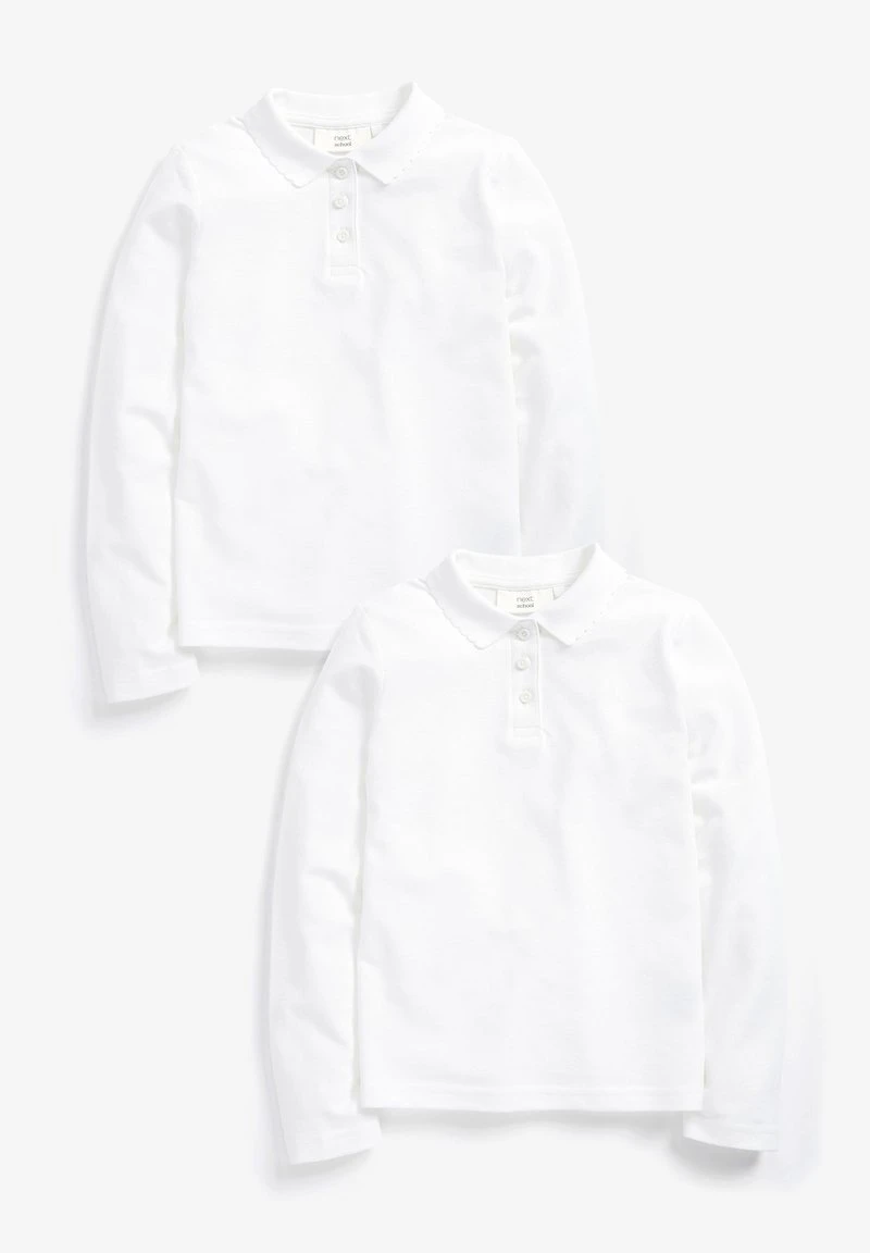 Next Kinder 2 Pack - Poloshirt - White 2 Next Kinder 2 Pack - Poloshirt - White – Bild 2