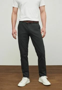 Next BELTED SOFT TOUCH - Chino - Charcoal Grey | Herren