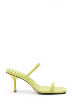 Next Damen FOREVER COMFORT - Pantolette Hoch - Lime Green