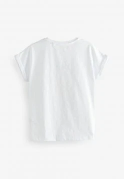 Next Kinder LEMON TIE FRONT - T-Shirt Print - White -Next Verkäufe 2022 2f1ed283b2b94872843886f230d321ec