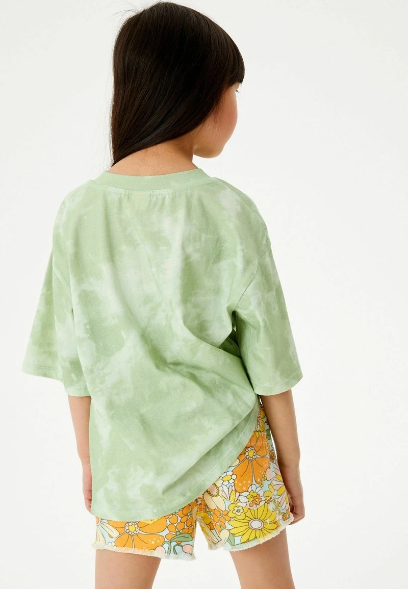 Next Kinder TIE DYE HAPPY DAISY GRAPHIC SHORT SLEEVE - T-Shirt Print - Green 3 Next Kinder TIE DYE HAPPY DAISY GRAPHIC SHORT SLEEVE - T-Shirt Print - Green – Bild 3