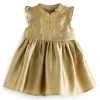 Next BABY EMBROIDERED OCCASION - Cocktailkleid/festliches Kleid - Gold | Kinder