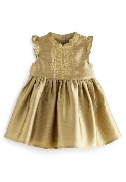 Next BABY EMBROIDERED OCCASION - Cocktailkleid/festliches Kleid - Gold | Kinder