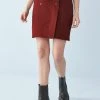 Next Damen Wickelrock - Dark Red