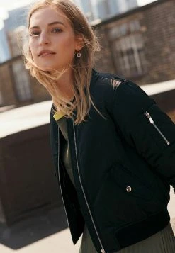 Next Damen Bomberjacke - Black -Next Verkäufe 2022 30ef173149024e9ca85fb17c3382921d