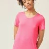 Next SLOUCH - T-Shirt Basic - Fluro Pink | Damen