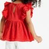 Next Kinder BRODERIE - Bluse - Red
